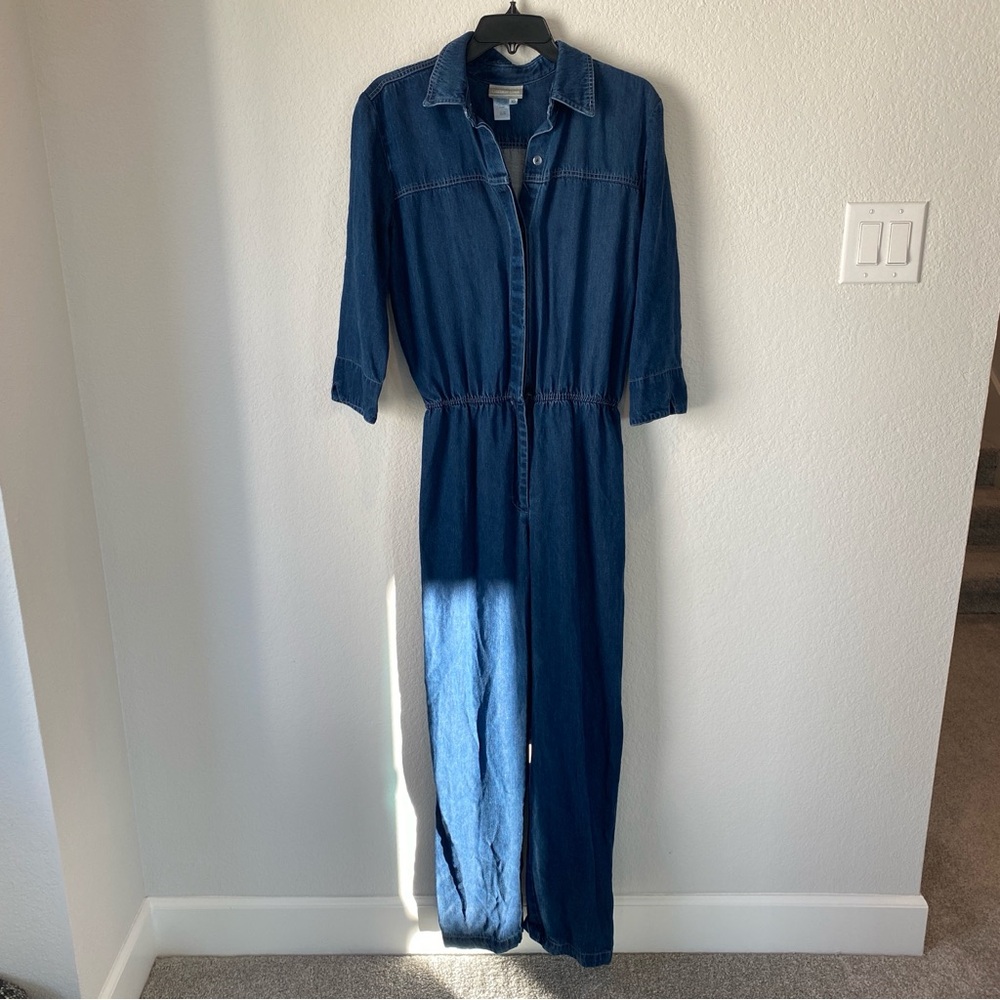 Coldwater Creek Denim Jumpsuit Size 10